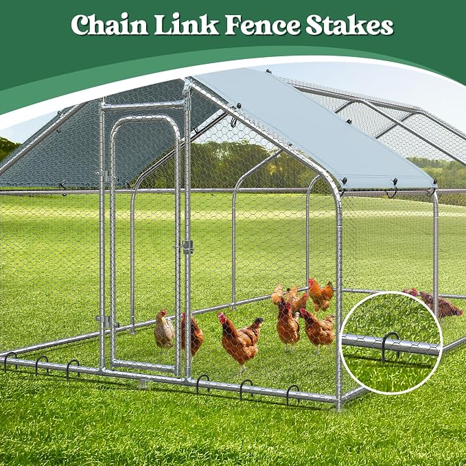 Homwin 12 inches 12-Pack Trampoline Stakes Anchors High Wind Stake Heavy Duty U Hooks for Ground Lawn Garden Yard Stakes for Decorations Swing Set Shed