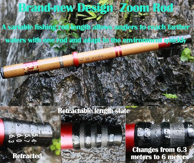 Carbon Fiber Tenkara Rod Kit Telescopic Tenkara Fishing Rod Tenkara Fly Rod