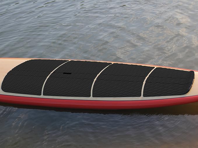 Abahub 12 Piece Surf SUP Deck Traction Pad Premium EVA with Tail Kicker for Paddleboard Longboard Surfboard Black/Blue/Gray/Navy Blue/Orange/White