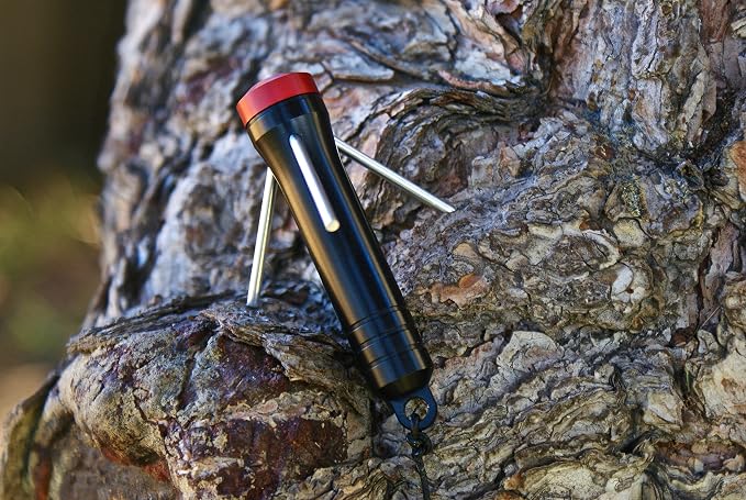 TEC Accessories RETREEV - Mini Grappling Hook Retrieval Tool - Tactical Keychain Grapple Hook - Replaceable Hooks - Magnetic Cap - Outdoor Activity - Underwater Salvage - Tree Limb Removal - Camping