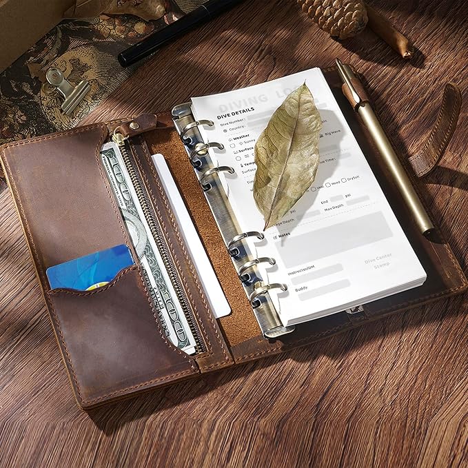 Dive Log Book Scuba Diving, A6 Scuba Diving Journal with 50 Pages for PADI/SSI Divers