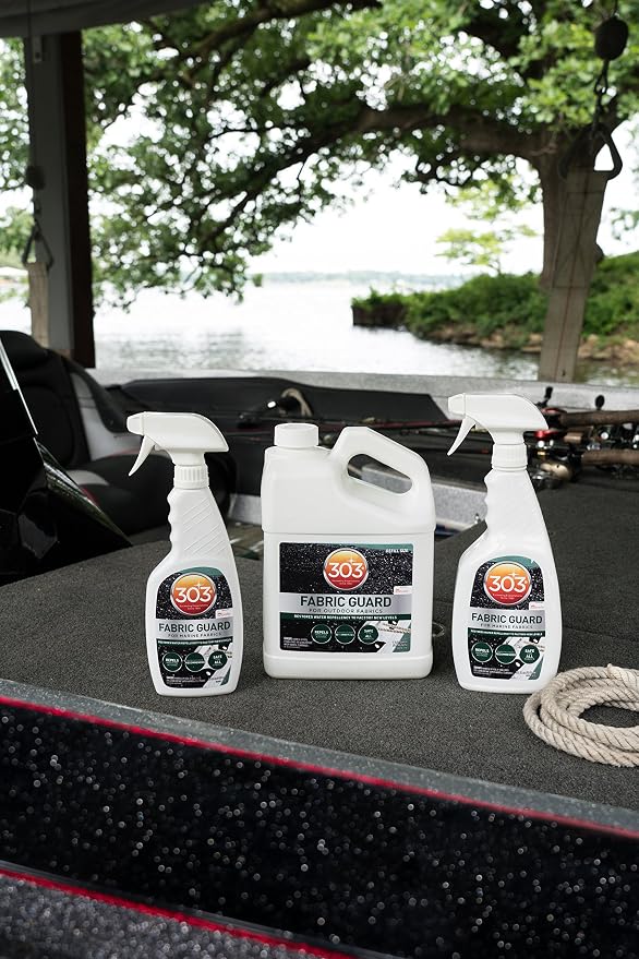 Restores water and stain resistance on boat covers, canvas, and marine fabrics. | boating-cleaners