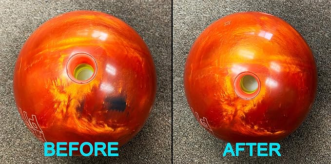 Lane Ghost Bowling Ball Cleaner Spray Kit - 2 Pack - USBC Approved - Oil, Scuff, and Belt Mark Cleaner - Restores Tack and Prolongs Lifespan of Ball