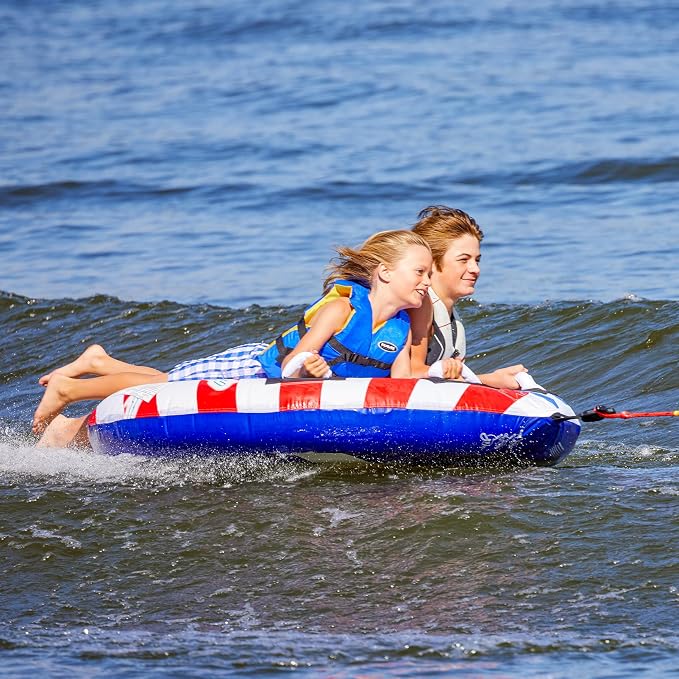 Rave Sports American Storm 2-Rider Boat Towable Tube | Durable