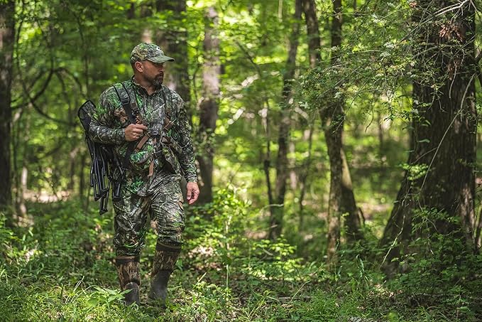 Mossy Oak Men's Men's Tibbee Technical Lightweight Camo Hunting Shirt