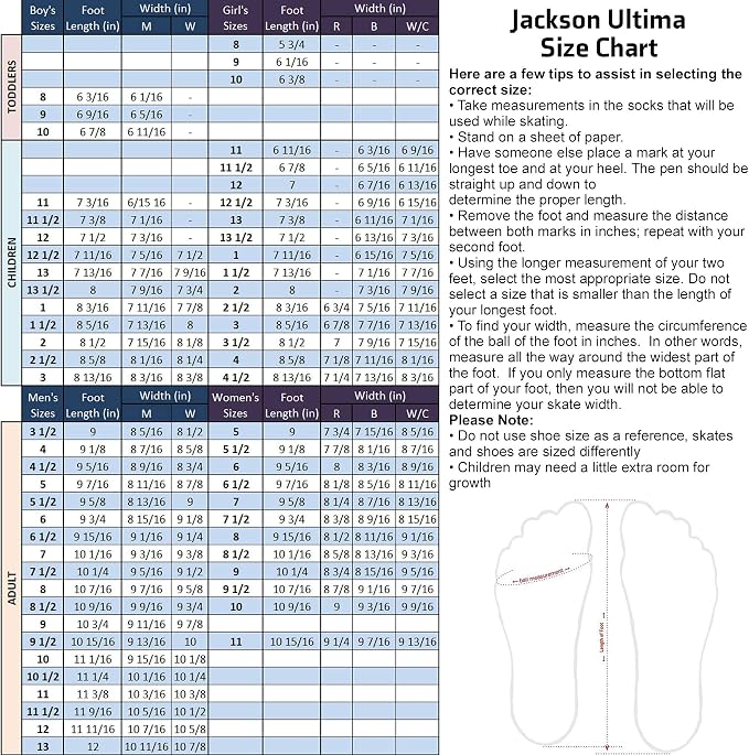 Jackson Ultima Figure Ice Skates for Men, Boys in Black Color Bundle with Skate Guards, Just Launched 2023