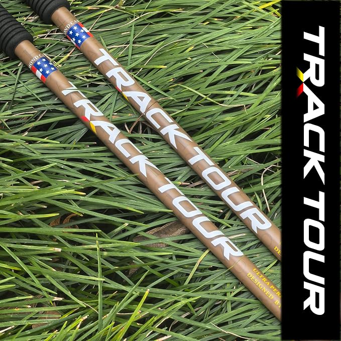 Carbon Fiber Trekking Poles Ultra Lightweight Hiking Poles Walking Sticks with Cork and EVA Foam Grips Quick Adjustable Flip Locks