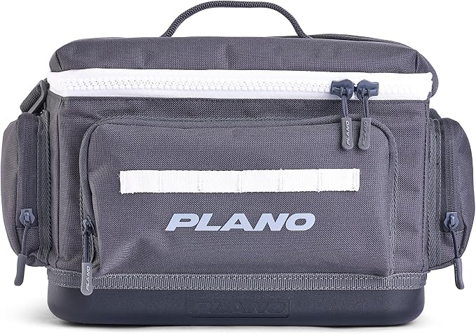 Plano Weekend 3600 Tackle Bag, Cutting-Edge Fishing Tackle Bag, Molded Waterproof Base, Spacious Storage, Die Cut Tool Sleeves, Daisy Chain Attachment Points