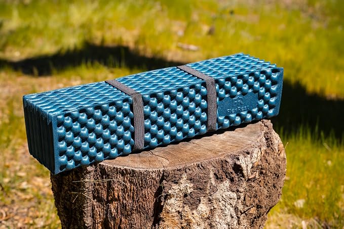 Foam Fold Sleeping Pad | Lightweight Insulation & Comfort for Camping and Backpacking | Blue