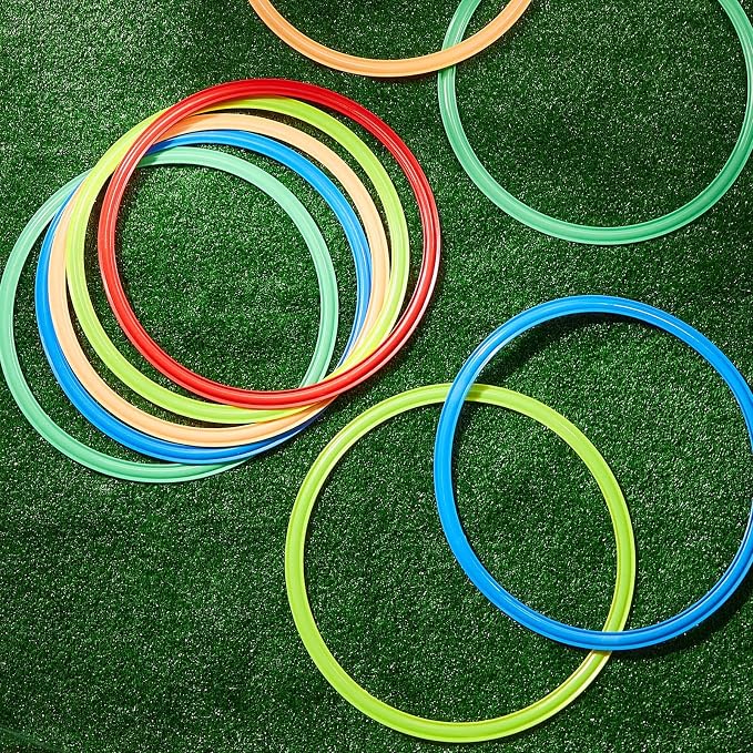 Deekin Agility Rings Speed and Agility Training Rings Exercise Speed Circle Jumping Hoops for Training Toss Equipment