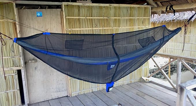 Hammock Bliss Net Cocoon Ultralight -The Ultimate Lightweight Hammock Bug Net Canopy for Your Camping Hammock with Insect Proof No See Um Mesh – Make Hammock Camping A Bug Free Experience