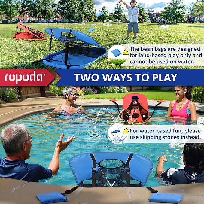 ropoda Pool Cornhole Board Set, 3ft x 2ft Corn Hole Games for Adults