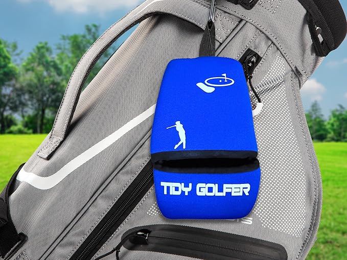 Golf Club & Ball Cleaner, Iron Cleaner, Golf Ball Cleaner , Two in one Golf Iron and Ball Cleaner portable, Washable (Waterproof Neoprene)