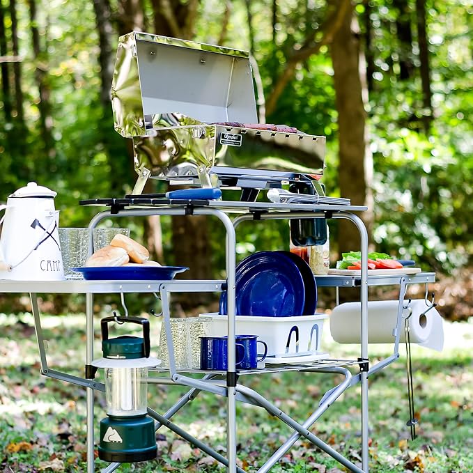 Camco 57293 Deluxe Grilling Table