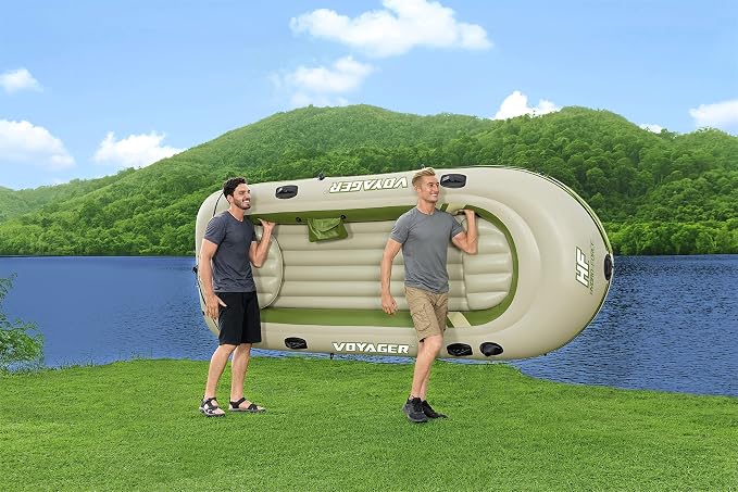 Bestway Hydro-Force Inflatable Raft Set | Inflatable Boat for Kids and Adults | Great for Ponds, Lakes, Rivers