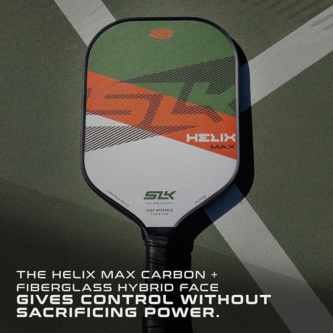 Selkirk Sport SLK Helix Pro Pickleball Paddle | Thermoformed Carbon Fiber Pickleball Paddles with Carbon Fiber & Fiberglass Hybrid Face | Unmatched Control