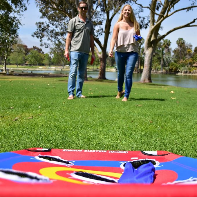 GoSports 3 x 2 ft Arcade Cornhole Game - Portable Bean Bag Toss Game