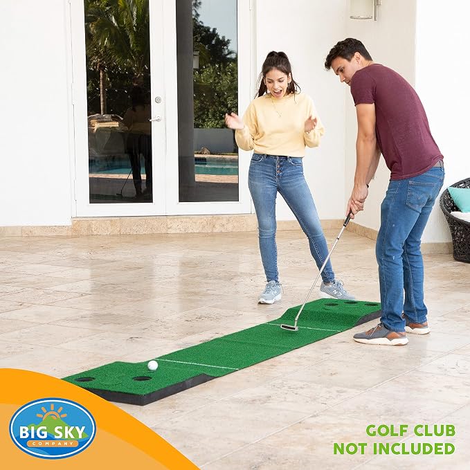 MD Sports Big Sky Putting Green Golf Training Games Pong Style, Perfect for Golf Game Practice