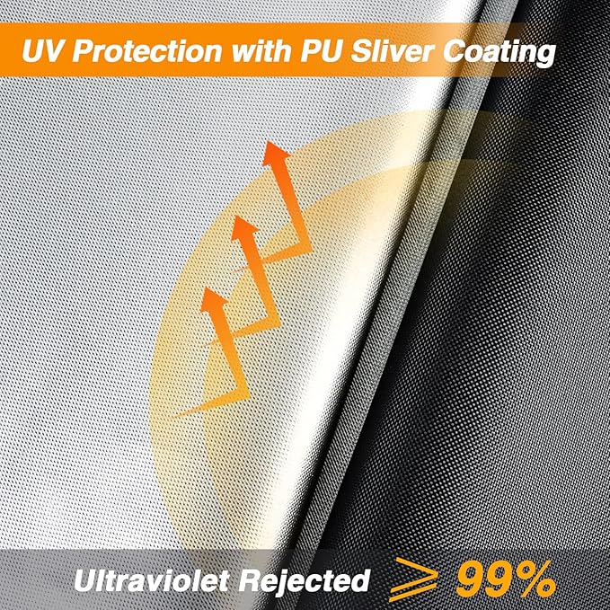 EVRBUL Treadmill Cover Heavy Duty Waterproof Dustproof Running Machine Cover Home Gym Exercise Workout Equipment Protective with Air Vents Reflective Strip Drawstring