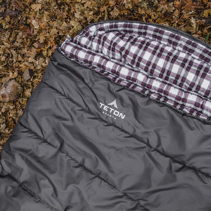 Teton Celsius XXL Sleeping Bag, Cold Weather Sleeping Bags for Adults and Kids, Camping Made Easy and Warm. Compression Sack Included