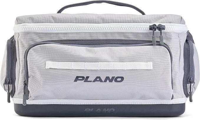 Plano Weekend 3700 Tackle Bag, Cutting-Edge Fishing Tackle Bag, Molded Waterproof Base, Spacious Storage, Die Cut Tool Sleeves, Daisy Chain Attachment Points