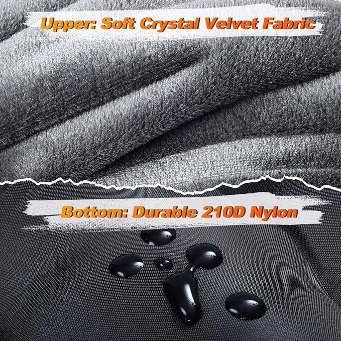 KASBAH Camping Sleeping Pad, 5.5 R-Value Thick 6 inch Camping Mat with Pillow Built-in Foot Pump Inflatable Sleeping Pads Compact for Camping Backpacking Hiking Traveling