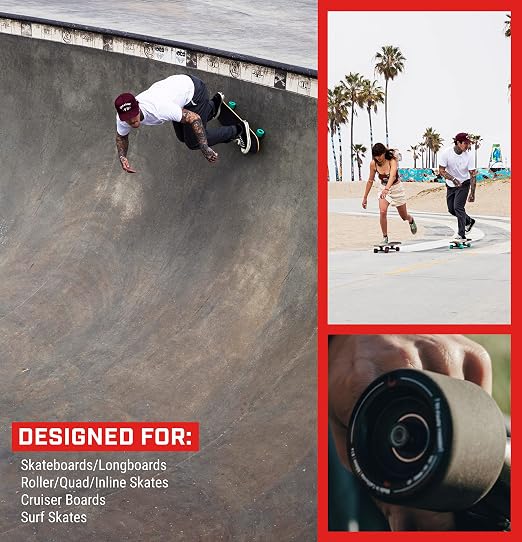 Fireball Dragon Race Oil Bearing Lubricant & Fireball Dragon Race Skateboard Bearings Bundle