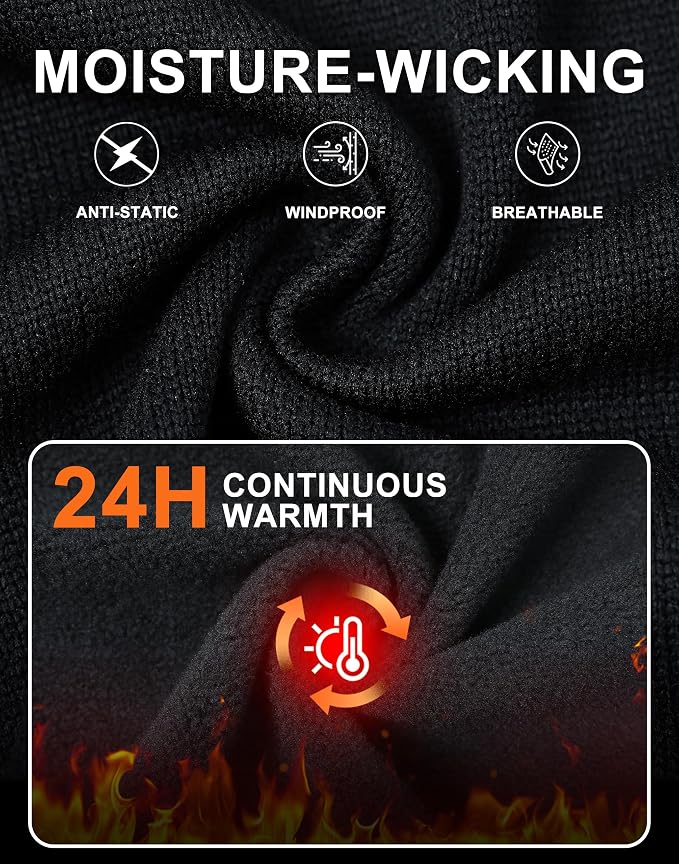 Pioneer Camp Men's Fleece Jackets Full Zip Lightweight Winter Warm with Zipper Pockets Athletic Camping Outwear Coat