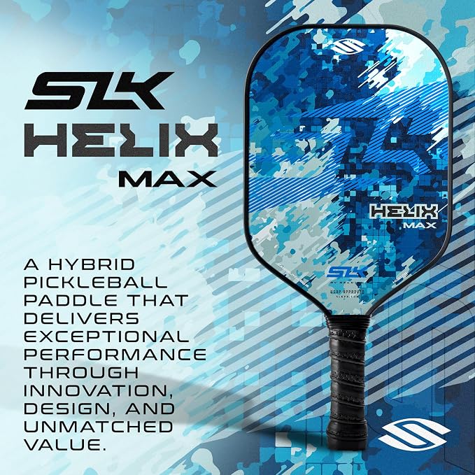 Selkirk Sport SLK Helix Pro Pickleball Paddle | Thermoformed Carbon Fiber Pickleball Paddles with Carbon Fiber & Fiberglass Hybrid Face | Unmatched Control