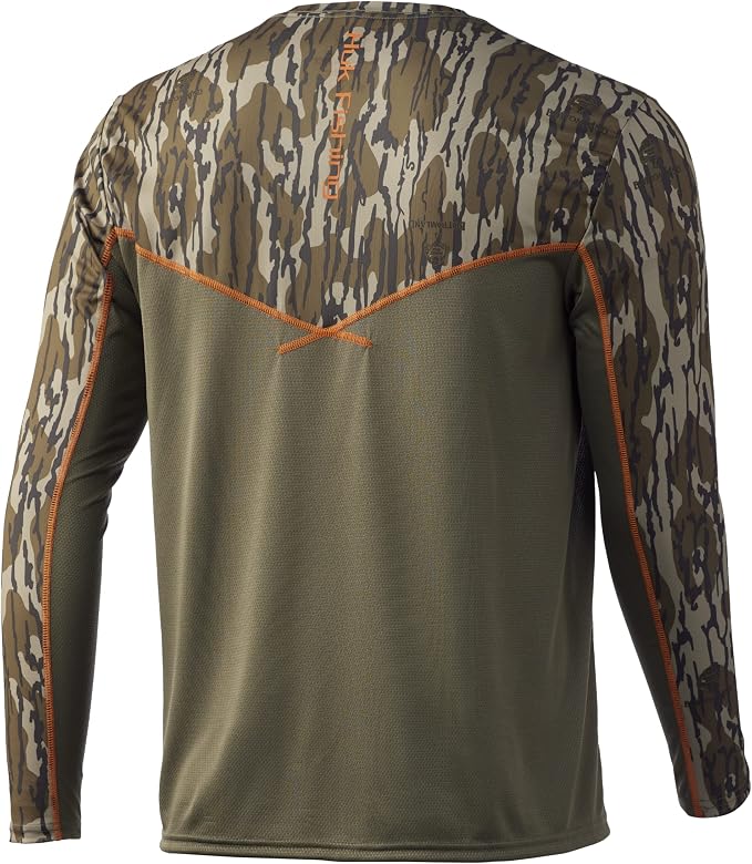 HUK Men's Icon X Long Sleeve Shirt, Performance Fishing Shirt