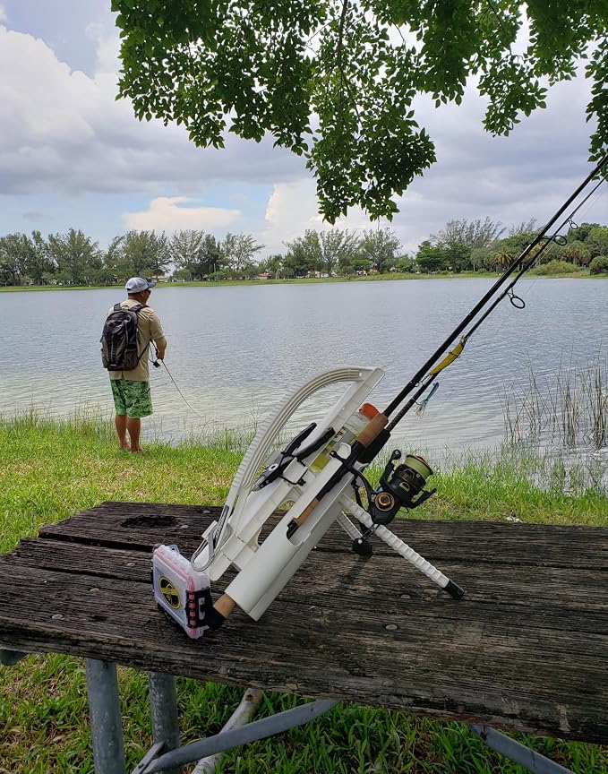 Rod-Runner Fishing Rod Rack - Express 3 Fishing Rod Carrier - White