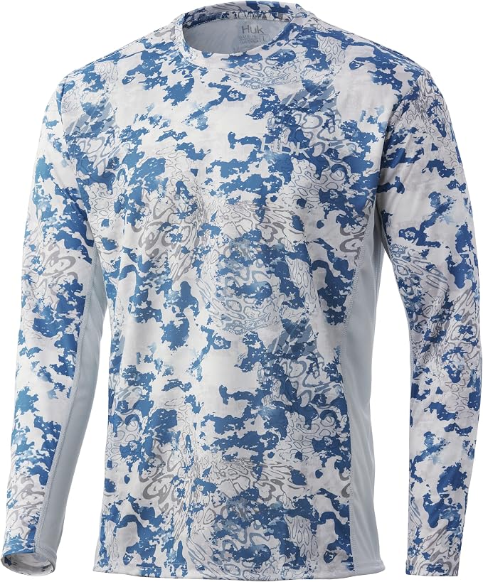 HUK Men's Icon X Long Sleeve Shirt, Performance Fishing Shirt