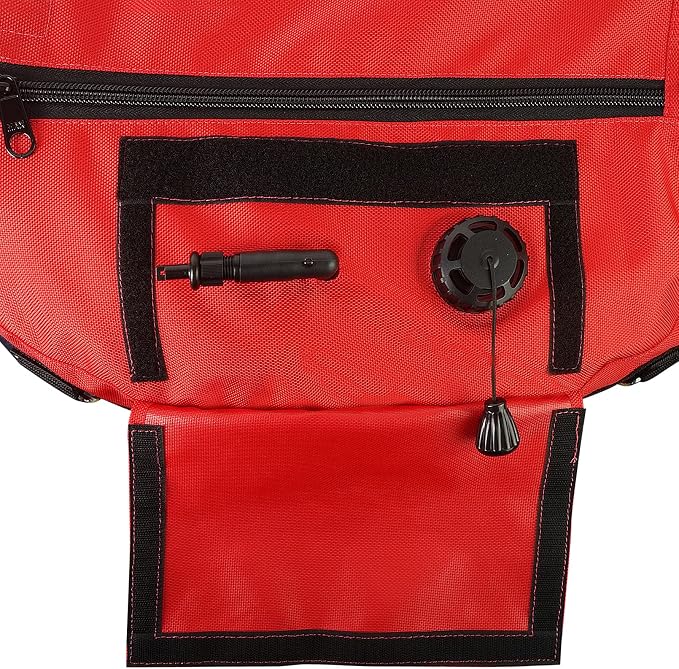 Luwint Hi-Vi Inflatable Dive Float Buoy and 5ft Surface Marker Buoy