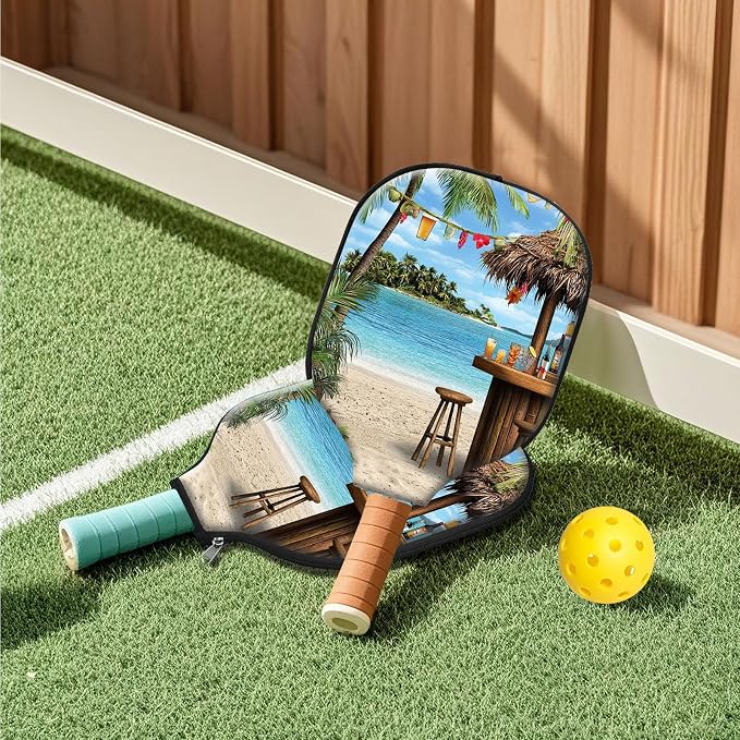 Pickleball Paddle Cover- Premium Water-Resistant Racket Sleeves with Reinforced Zippers, Universal Fit for USAPA Standard Paddles, Extra Padding Protection 6
