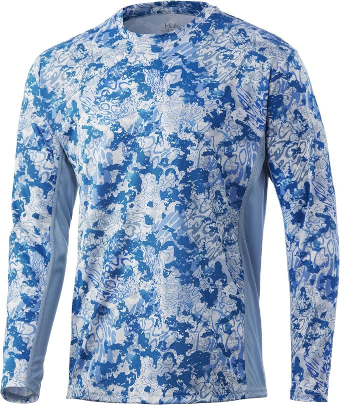 HUK Men's Icon X Long Sleeve Shirt, Performance Fishing Shirt