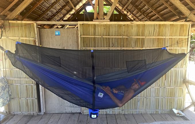 Hammock Bliss Net Cocoon Ultralight -The Ultimate Lightweight Hammock Bug Net Canopy for Your Camping Hammock with Insect Proof No See Um Mesh – Make Hammock Camping A Bug Free Experience