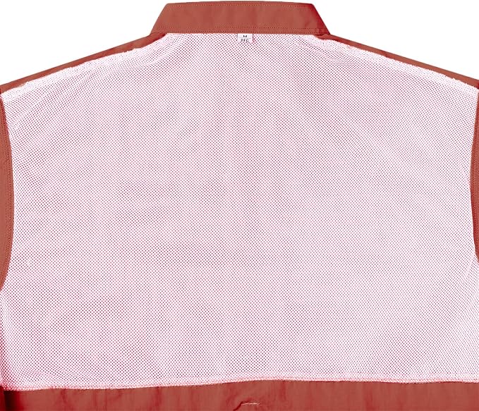 Alimens & Gentle Short Sleeve Fishing Shirt Wicking Fabric Sun Protection Casual Button Down Shirts