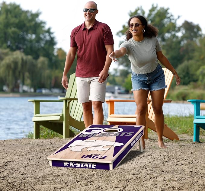 YouTheFan NCAA 2’ x 4’ Professional Wood Cornhole Game