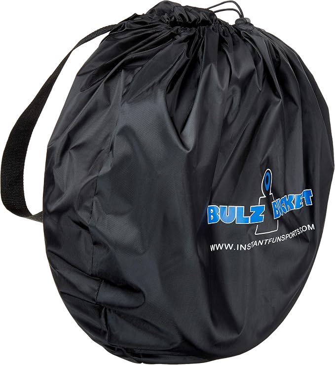 BULZiBUCKET Game by Water Sports - Beach, Tailgate, Camping, Yard, and Pool Games- Indoor/Outdoor Kids Toys - Pool Accessories Perfect for Family Game Night (Blue/Black)