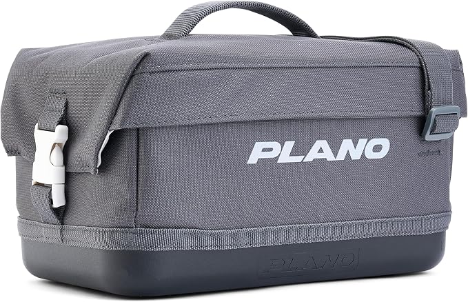 Plano Weekend Softside 3500 Tackle Bag, Cutting-Edge Fishing Tackle Bag, Molded Waterproof Base, Spacious Storage, Die Cut Tool Sleeves, Daisy Chain Attachment Points