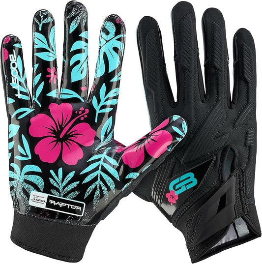 Grip Boost Football Gloves Raptor 2.0 Padded Men's Lineman Gloves with Boost Plus Grip Technology