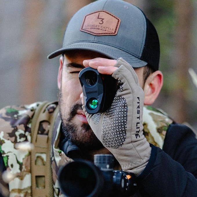 First Lite Rugged Wool Half Finger Glove | Merino Wool Fingerless Hunting Gloves for Men | Silicone Grip Palm for Shooting Dexterity