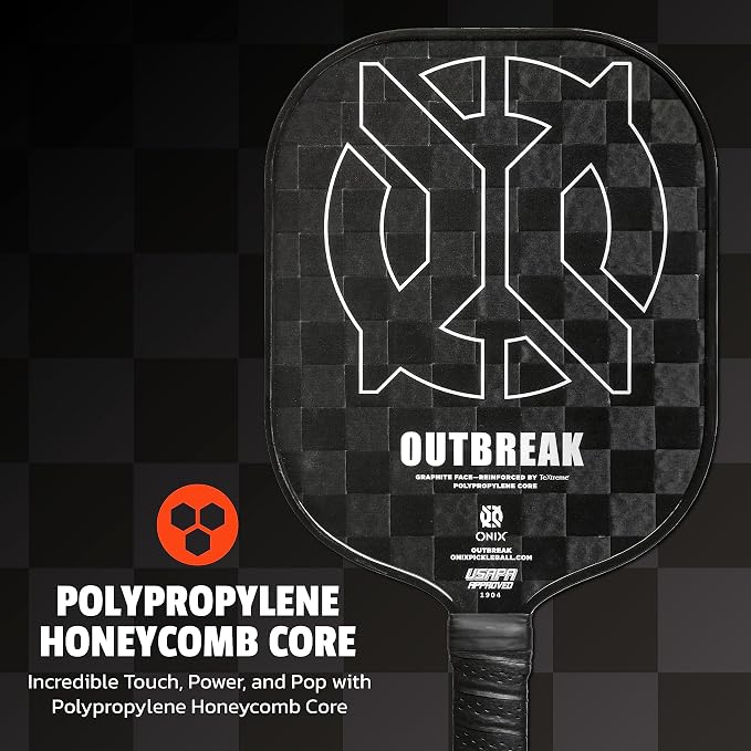 Onix Outbreak Pickleball Paddle Reinforced by TeXtreme® Technology for Improved Performance and Stronger Play