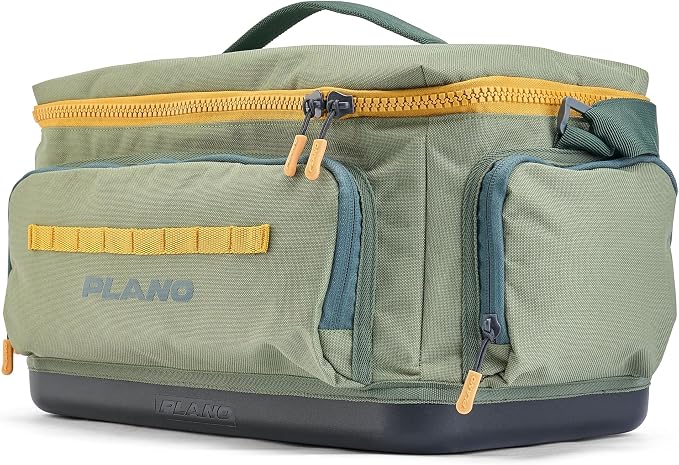 Plano Weekend 3700 Tackle Bag, Cutting-Edge Fishing Tackle Bag, Molded Waterproof Base, Spacious Storage, Die Cut Tool Sleeves, Daisy Chain Attachment Points