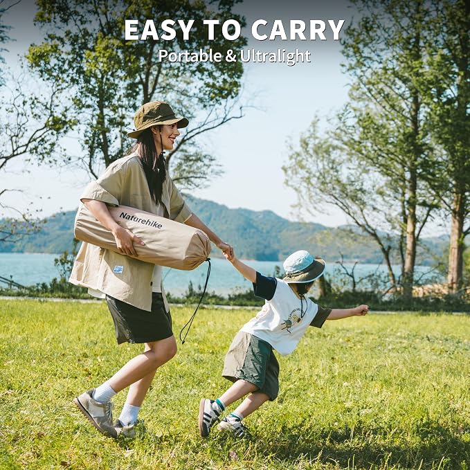 Naturehike Connectable Self Inflating Sleeping Pad, 2.36" Memory Foam Camping Pad, Backpacking Camping Mattress Pad for Tent, Travel, Car, Hammock