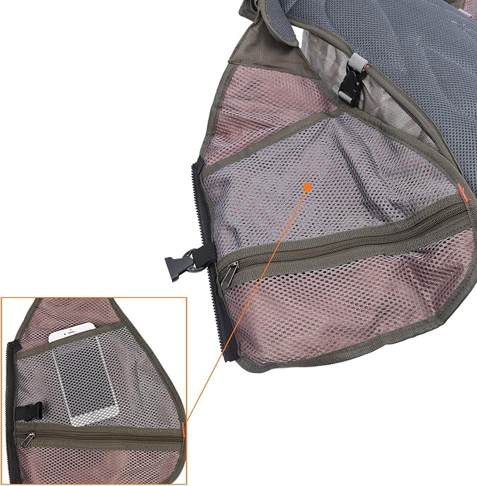 M MAXIMUMCATCH Maxcatch Fly Fishing Vest Pack for Men and Women Adjustable Outdoor Fishing (Vest/Sling Pack/Backpack)