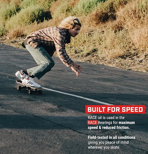 Fireball Dragon Race Oil Bearing Lubricant & Fireball Dragon Race Skateboard Bearings Bundle