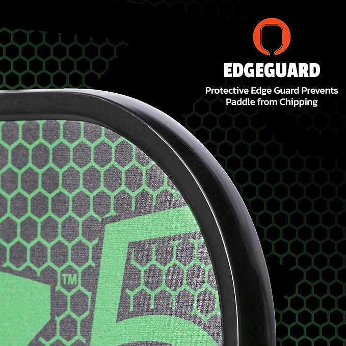 Onix Graphite MOD Z5 Carbon Fiber Pickleball Paddle with Wide-Body Shape. Honeycomb Core, Graphite Face & Cushion Comfort Pickleball Paddle Grip