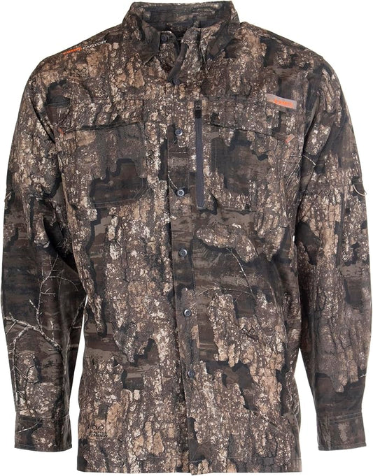 HABIT Men's Hatcher Pass Long Sleeve Camo Guide Shirt