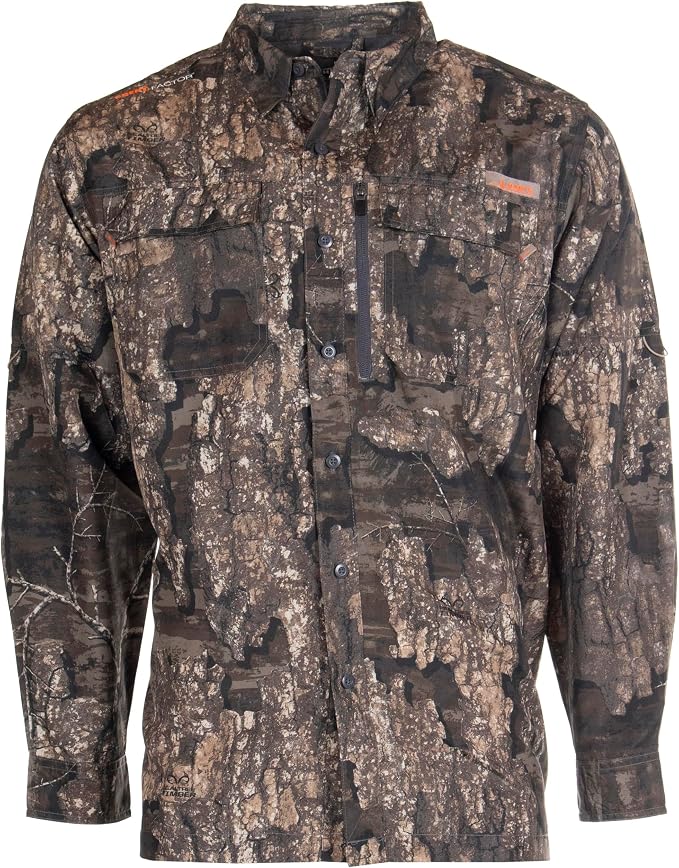 HABIT Men's Hatcher Pass Long Sleeve Camo Guide Shirt